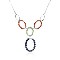 Collar en plata con Zafiro azul