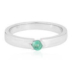 Anillo en plata con Esmeralda de Colombia