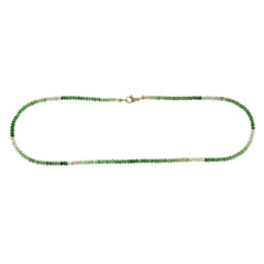 Collar en oro con Tsavorita de Tanzania (CUSTODANA)
