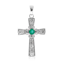 Colgante en plata con Esmeralda