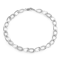 Brazalete en plata con Diamante I2 (J)