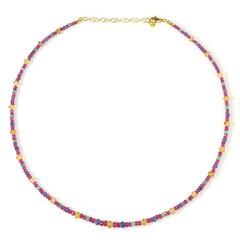 Collar en plata con Rubí de Madagascar