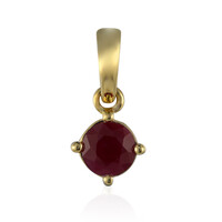 Colgante en oro con Rubí de Kenia