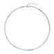 Collar en plata con Aguamarina de Brasil