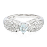 Anillo en plata con Turmalina Paraíba
