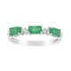 Anillo en oro con Esmeralda de Zambia AAA (CIRARI)