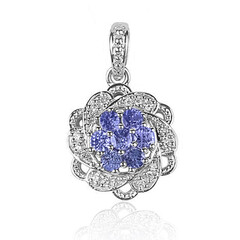 Colgante en plata con Tanzanita