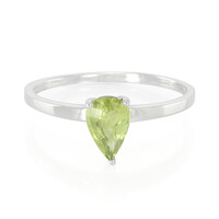 Anillo en plata con Zafiro de Mozambique