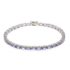 Brazalete en plata con Tanzanita