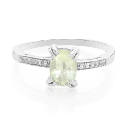 Anillo en plata con Ortoclasa