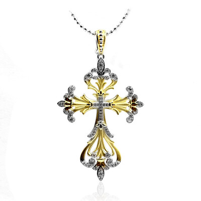 Collar en plata con Zircón (Dallas Prince Designs)