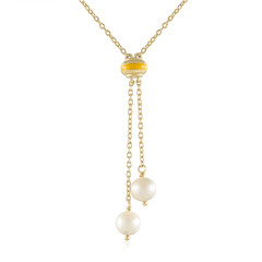 Collar en plata con Perla blanca Freshwater