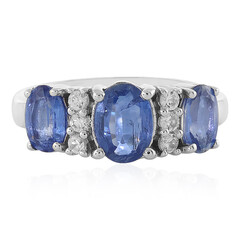Anillo en plata con Cianita