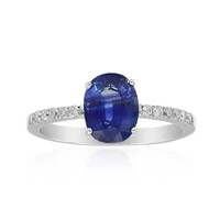 Anillo en oro con Zafiro azul Ceylon (Estée Collection)