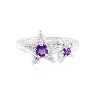 Anillo en plata con Amatista