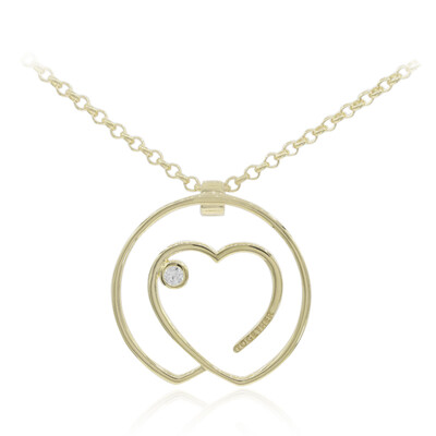 Collar en plata con Zafiro blanco