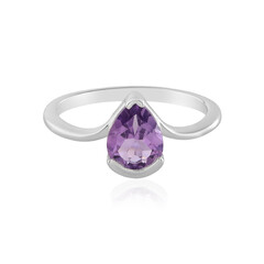 Anillo en plata con Amatista