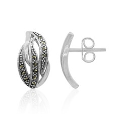 Pendientes en plata con Marcasita