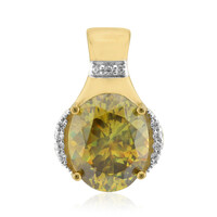 Colgante en oro con Esfalerita de Bulgaria