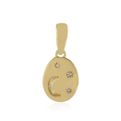 Colgante en plata con Diamante I2 (I)