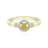 Anillo en oro con Diamante amarillo I4