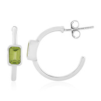 Pendientes en plata con Peridoto