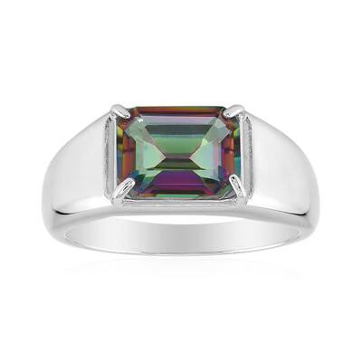 Anillo en plata con Cuarzo místico
