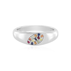 Anillo en plata con Zafiro (Adela Silber)