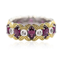 Anillo en plata con Rodolita (Dallas Prince Designs)