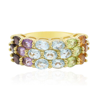 Anillo en plata con Granate