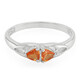 Anillo en plata con Zafiro Padparadscha