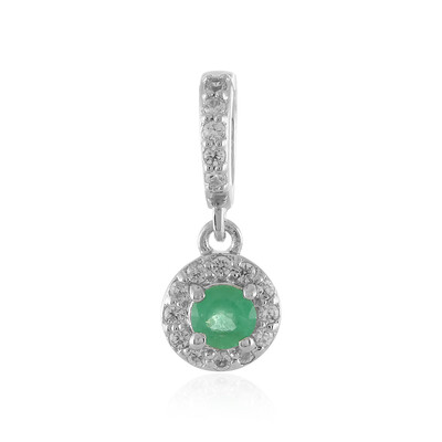 Colgante en plata con Esmeralda de Etiopía