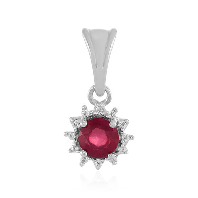 Colgante en plata con Rubí de Madagascar