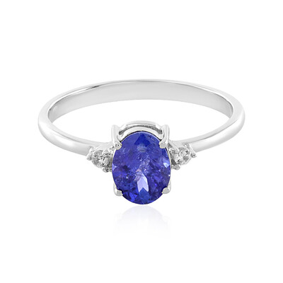 Anillo en plata con Tanzanita