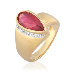Anillo en plata con Rubí de Madagascar (de Melo)