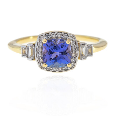Anillo en oro con Tanzanita (Adela Gold)