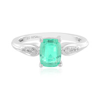 Anillo en plata con Esmeralda de Colombia