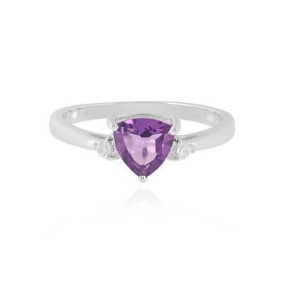 Anillo en plata con Amatista de Siberia