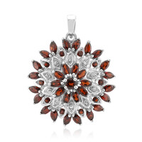 Colgante en plata con Granate de Mozambique