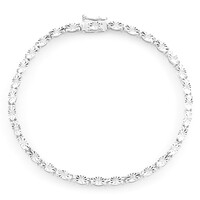 Brazalete en plata con Diamante I2 (J)