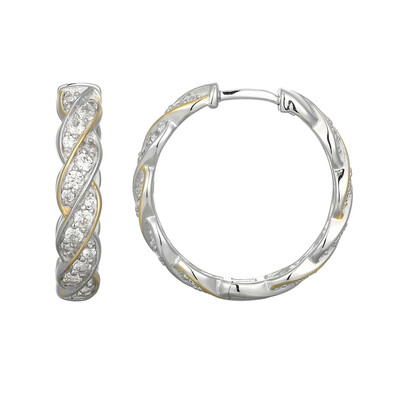 Pendientes en plata con Zircón