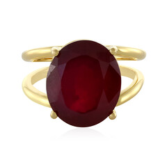 Anillo en plata con Rubí de Madagascar