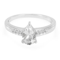 Anillo en plata con Topacio glacial