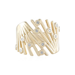 Anillo en oro con Diamante I2 (H) (de Melo)