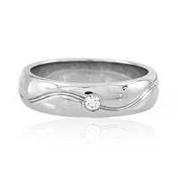 Anillo en platino con Diamante limpio a lupa F (LUCENT DIAMONDS)
