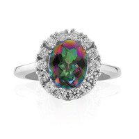Anillo en plata con Cuarzo místico