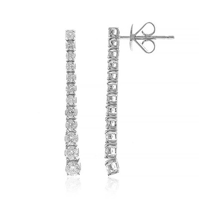 Pendientes en oro con Diamante SI2 (H) (CIRARI)