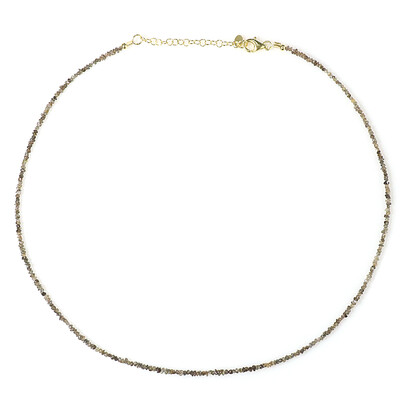 Collar en plata con Diamante champán