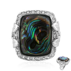 Anillo en plata con Concha de Abalone (Art of Nature)