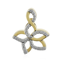 Colgante en oro con Diamante limpio a lupa F (LUCENT DIAMONDS)
